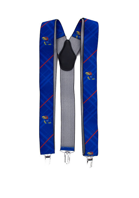 NCAA Kansas Jayhawks Oxford Suspenders