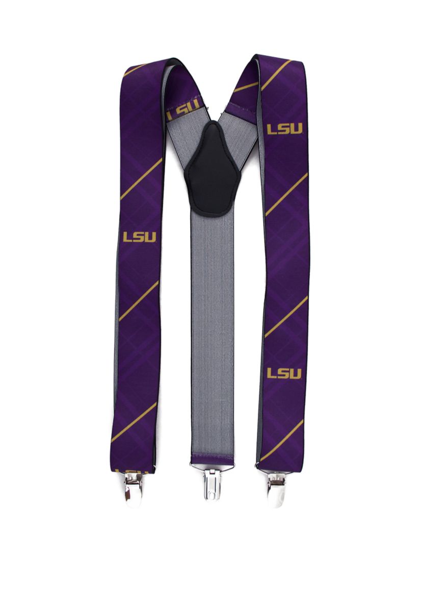 NCAA LSU tigers Oxford Suspenders