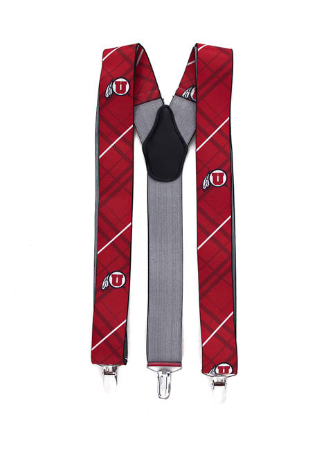 NCAA Utah Utes Oxford Suspenders