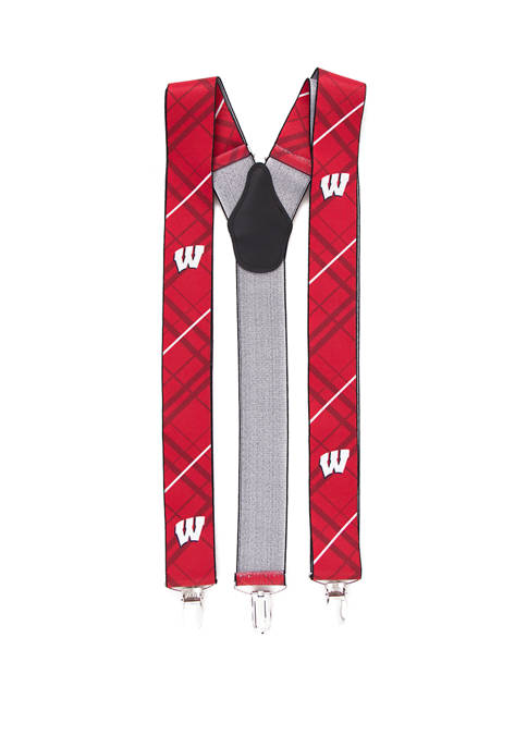 NCAA Wisconsin Badgers Oxford Suspenders
