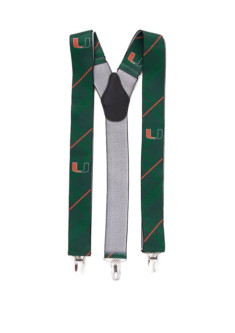 NCAA Miami Hurricanes Oxford Suspenders