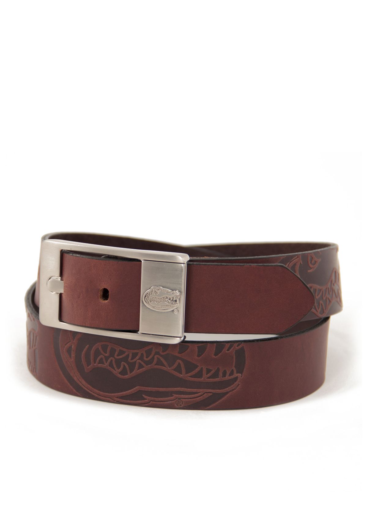 NCAA Florida Gators Brandished Leather Belt 