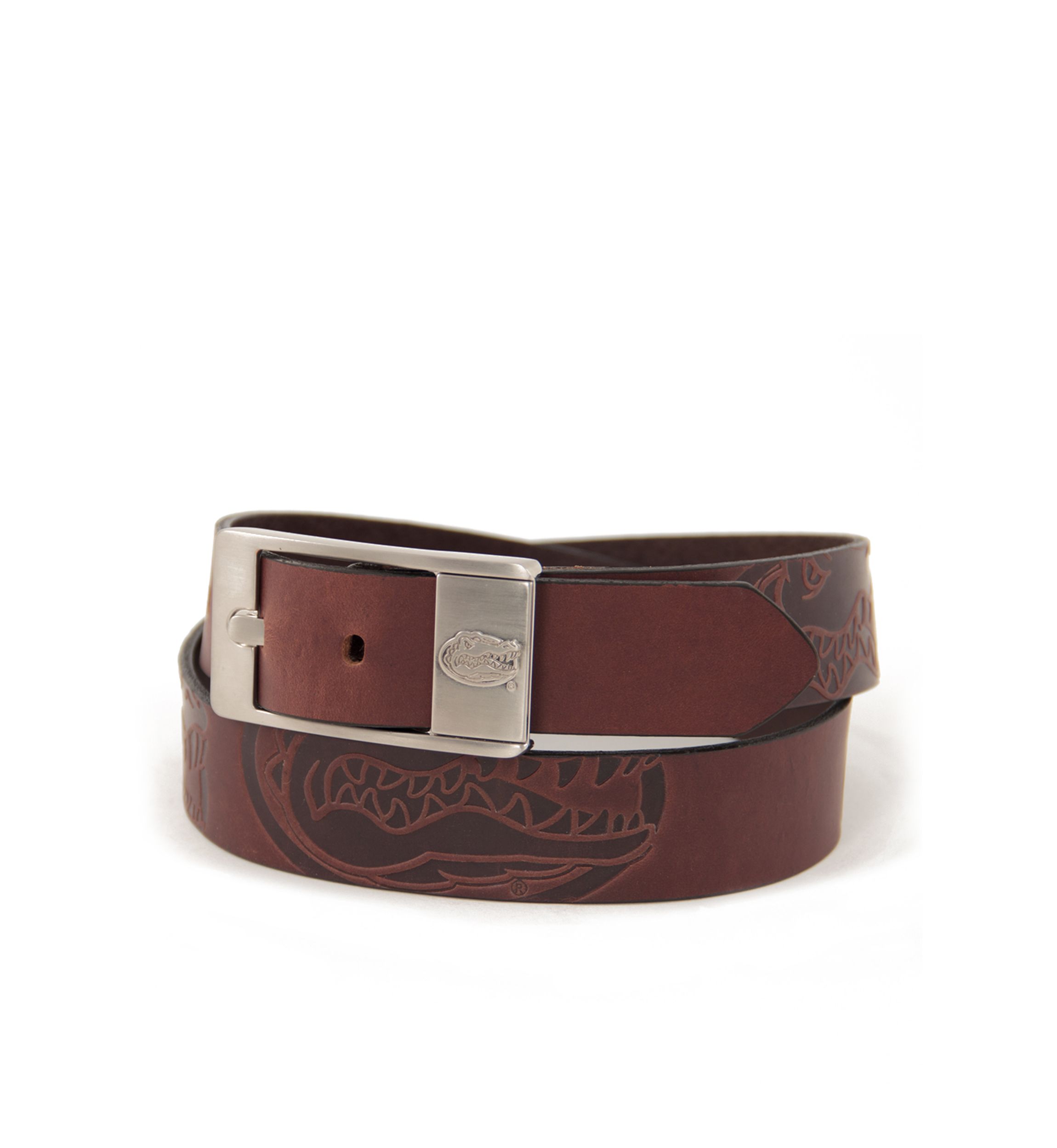 NCAA Florida Gators Brandished Leather Belt 