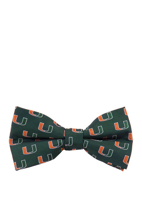 Eagles Wings University of Miami Repeat Bow Tie 