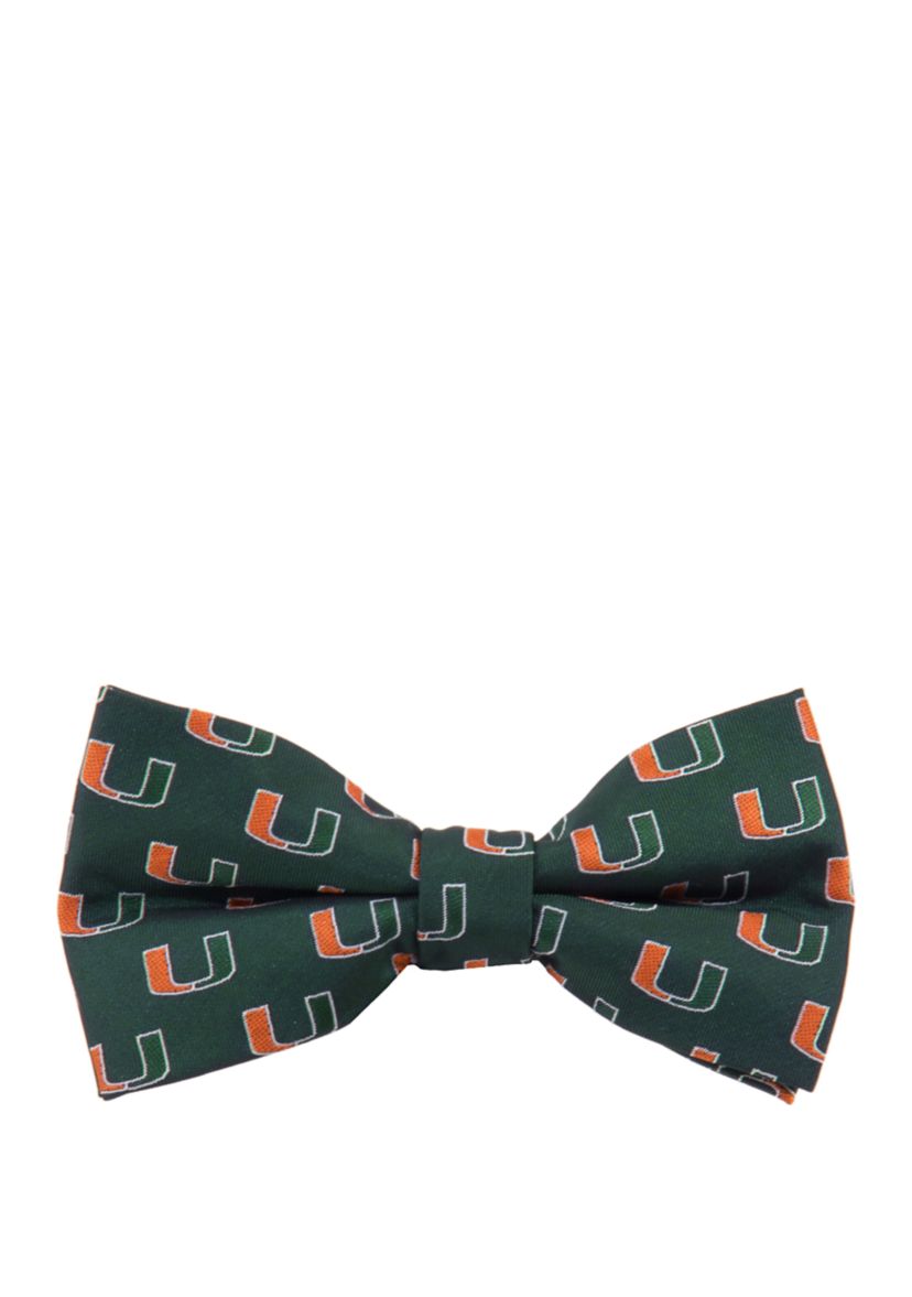 NCAA Miami Hurricanes Repeat Bow Tie