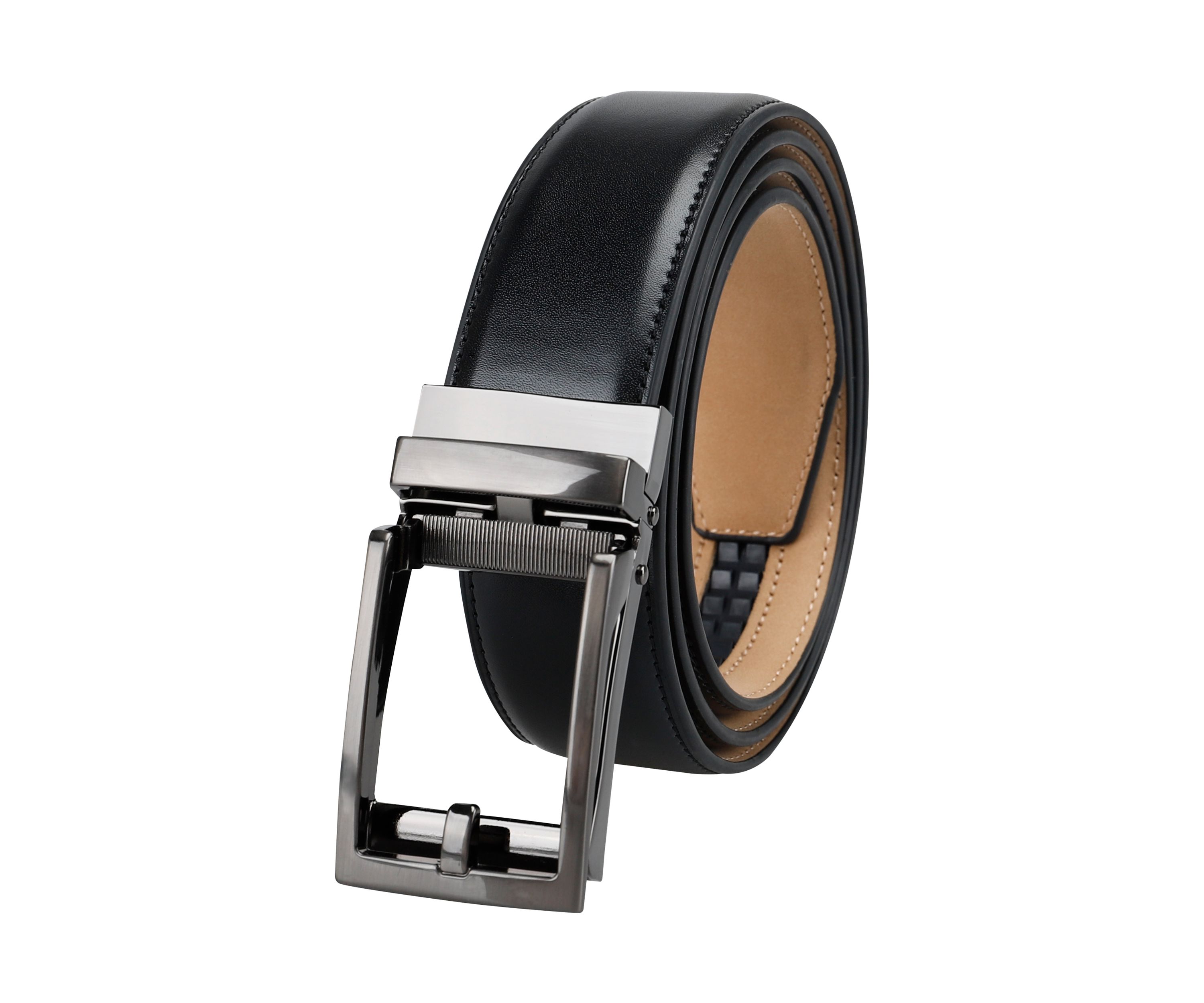 Track Lock Buckle Dress Belt