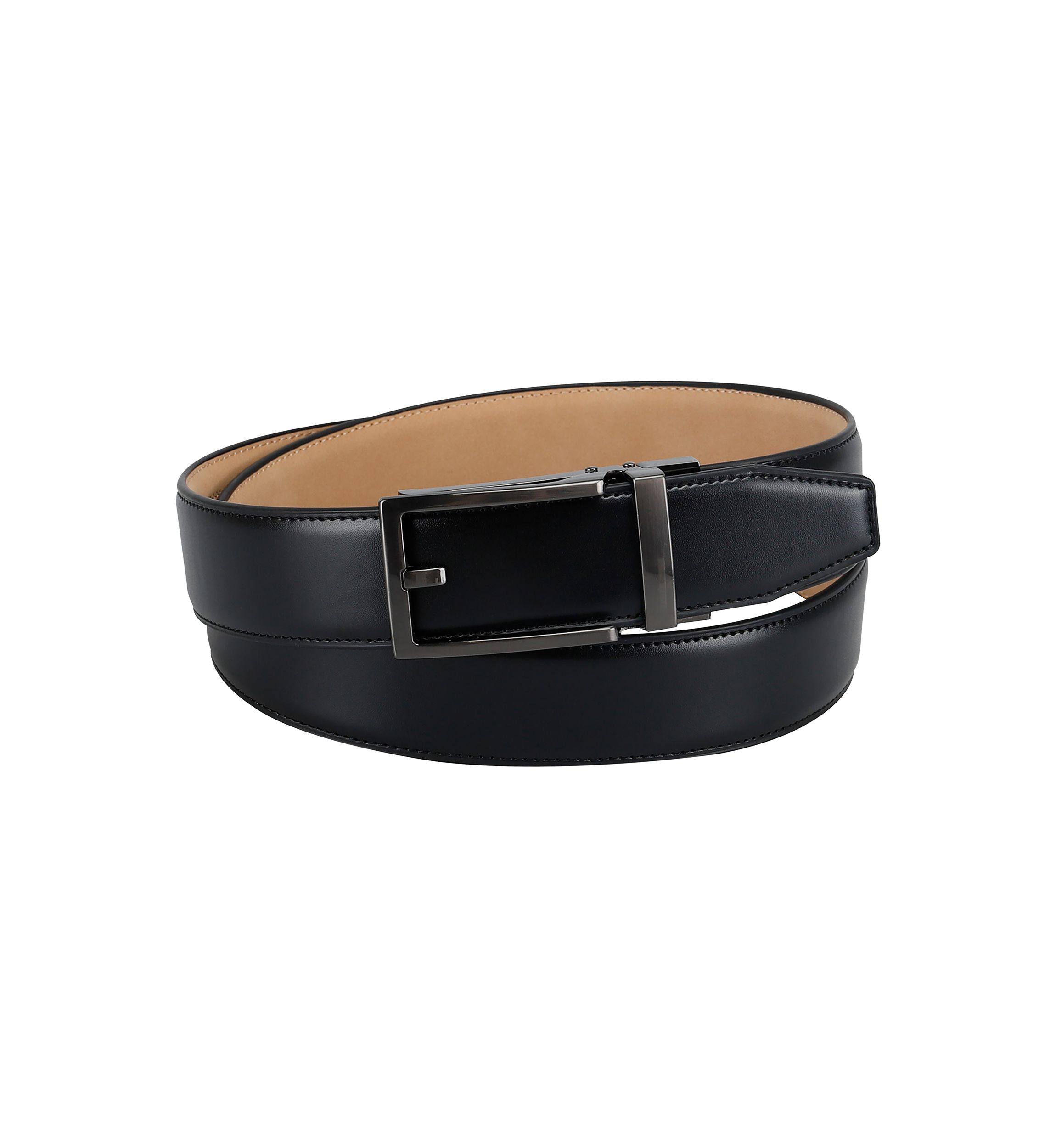 Track Lock Buckle Dress Belt