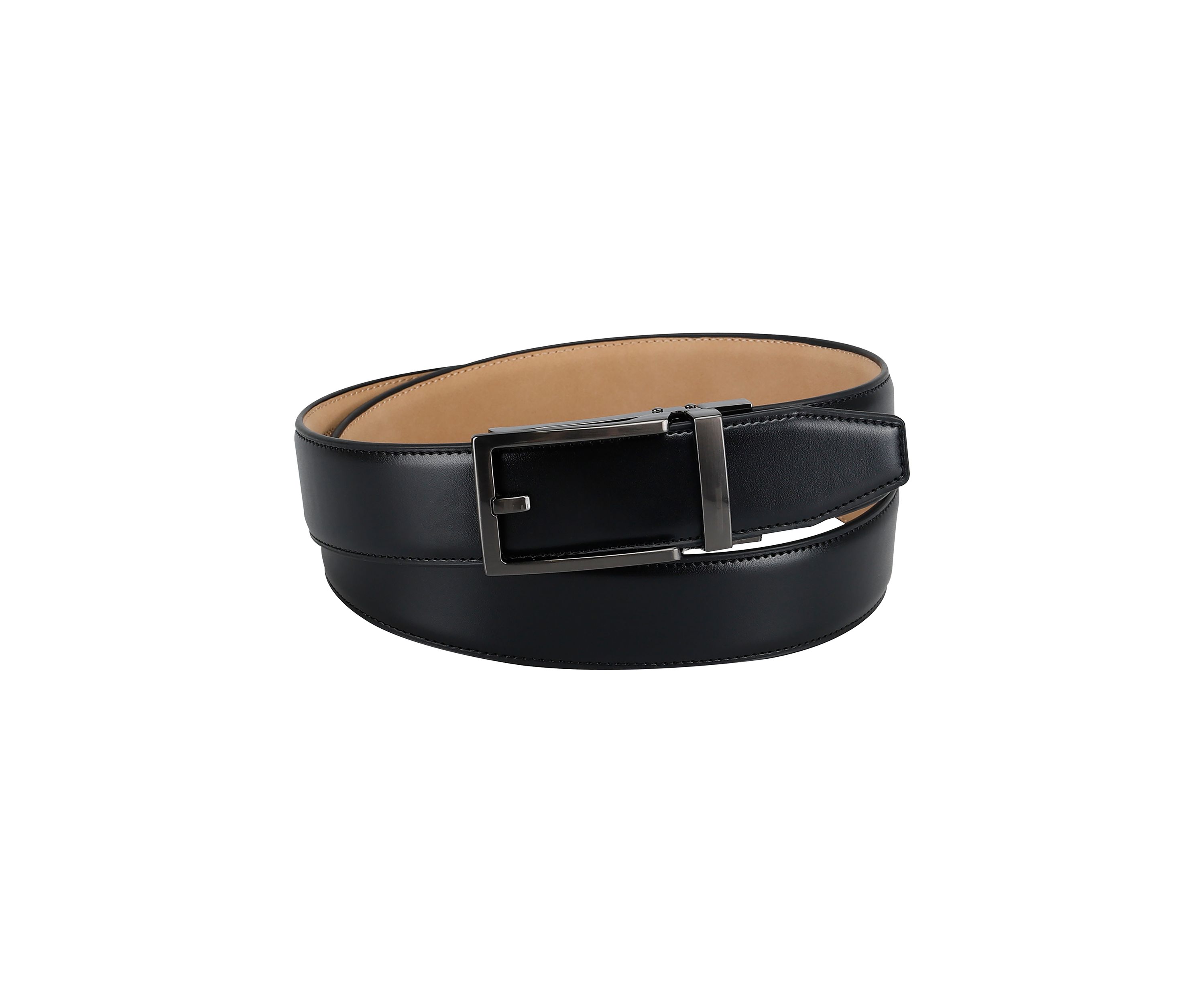 Track Lock Buckle Dress Belt