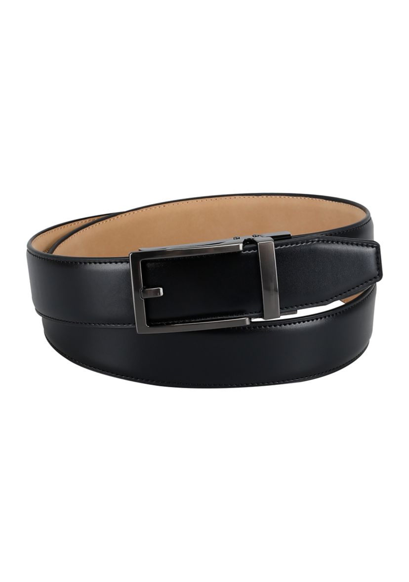 Track Lock Buckle Dress Belt