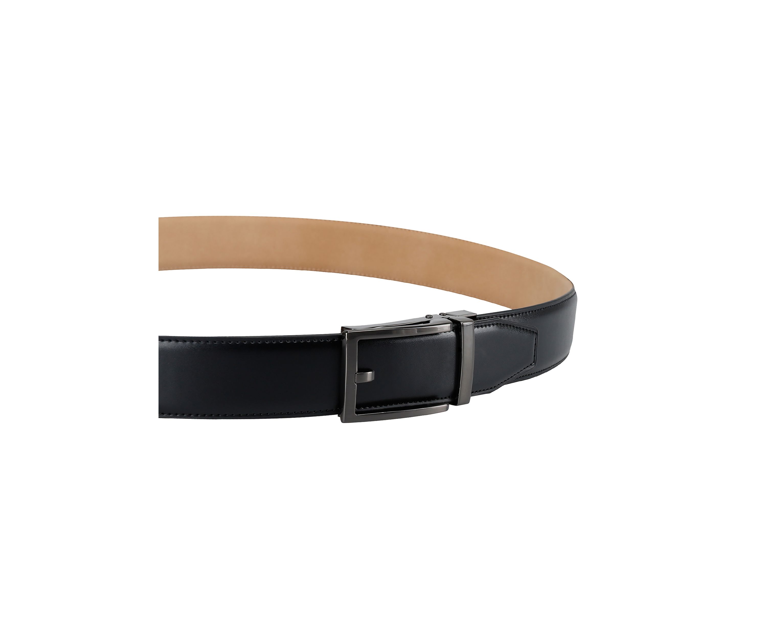 Track Lock Buckle Dress Belt