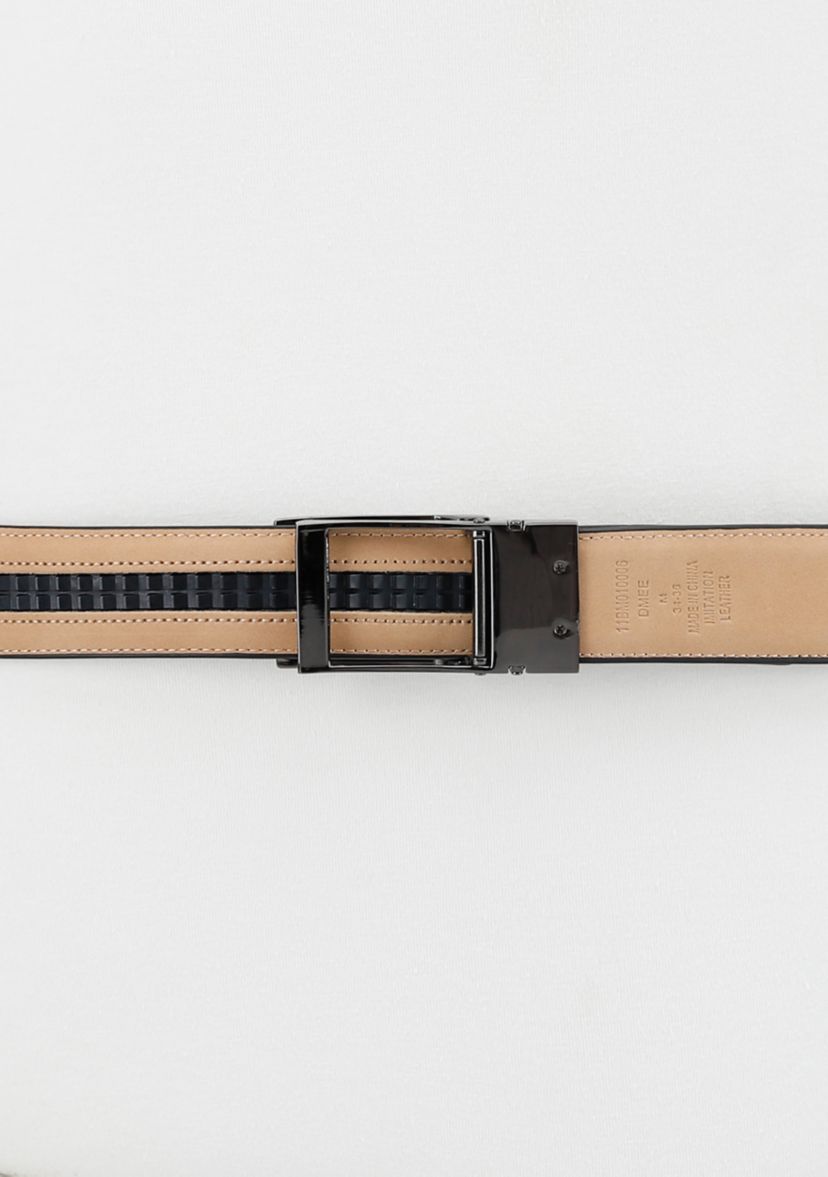 Track Lock Buckle Dress Belt