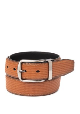 Madison Men's 32 Millimeter Textured Reversible Gunmetal Belt | belk