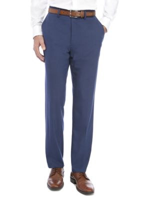  AR/M3PB-34B, Blue Belted Pants Polyester Male 34 Reg: Clothing,  Shoes & Jewelry