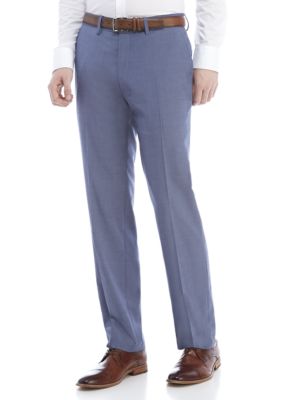 Blue Chambray Stretch Pants