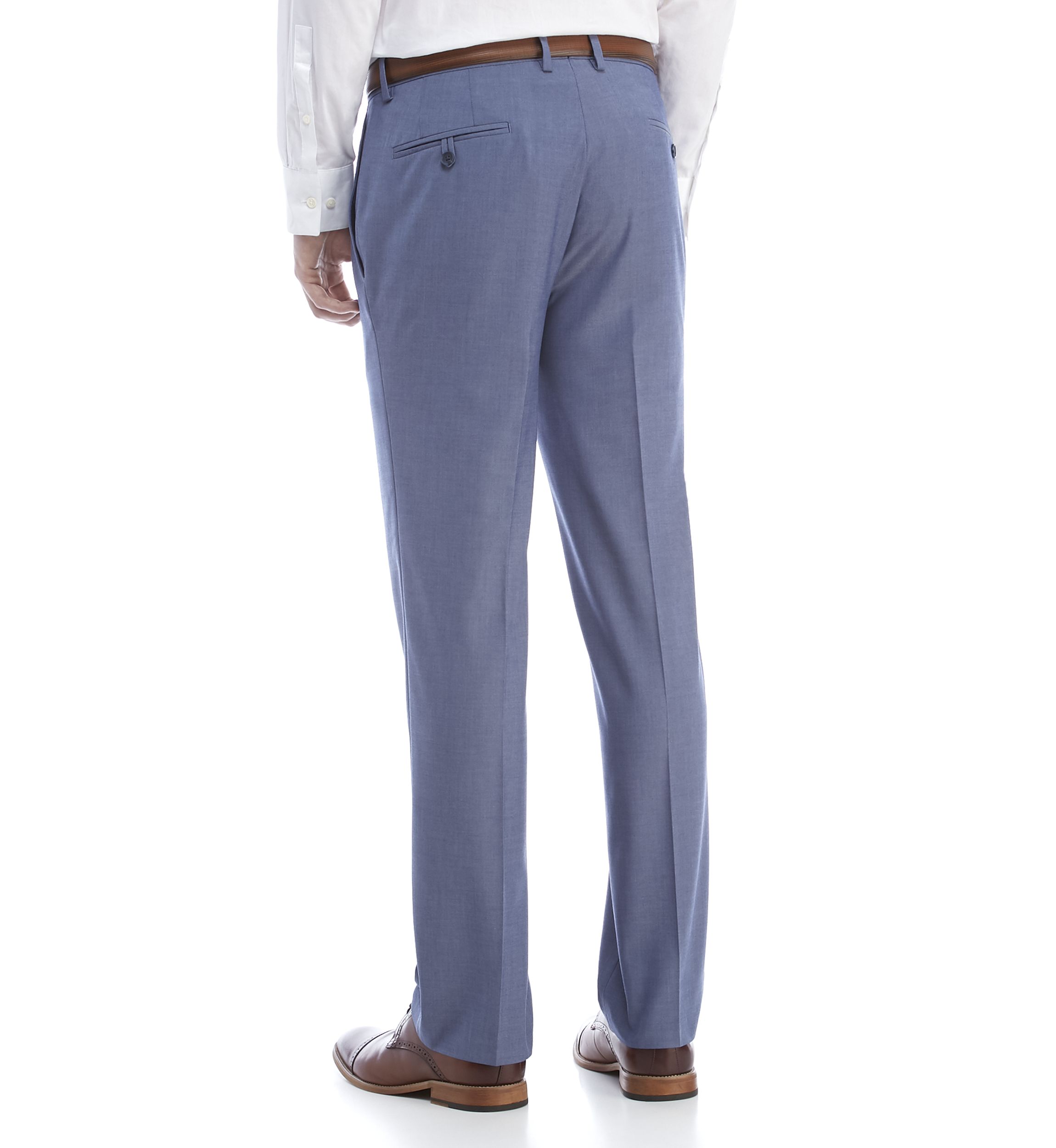 Blue Chambray Stretch Pants