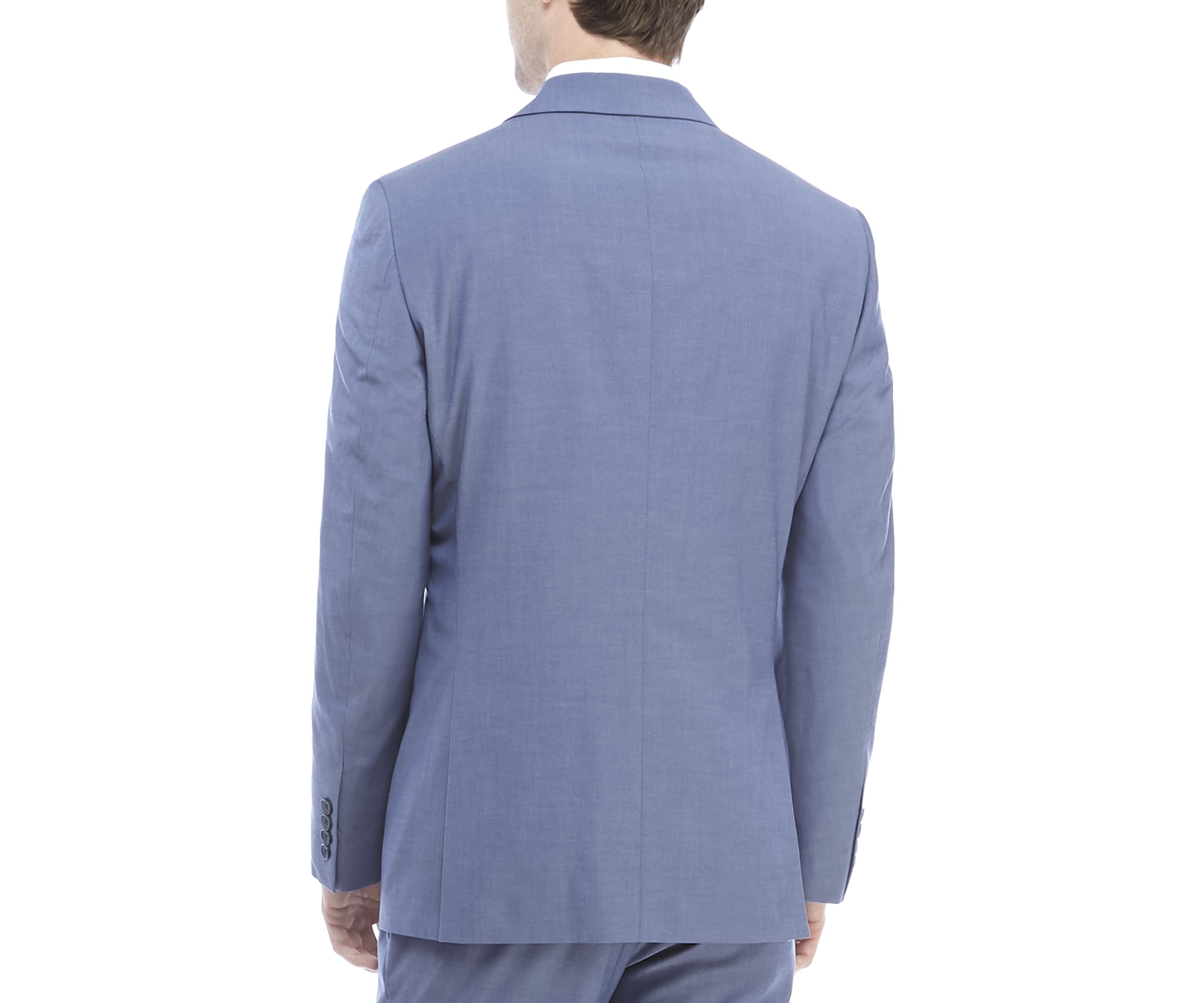 Blue Chambray Stretch Coat