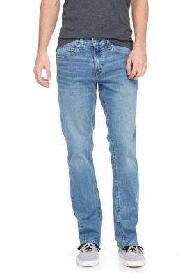 TRUE CRAFT Straight Trinity Stretch Jeans | belk