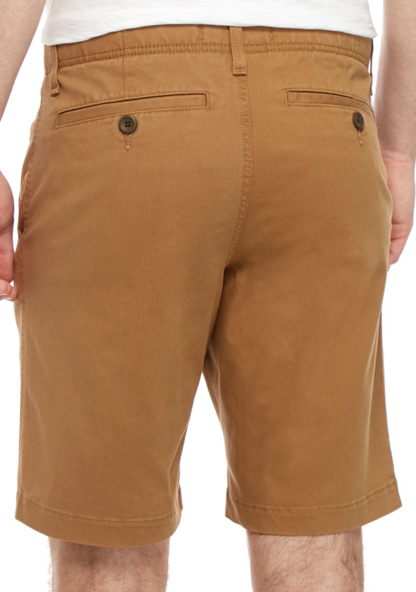 11 in Flat Front Shorts 