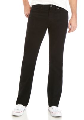 TRUE CRAFT Stretch Straight Fit Black Bull Jeans | belk