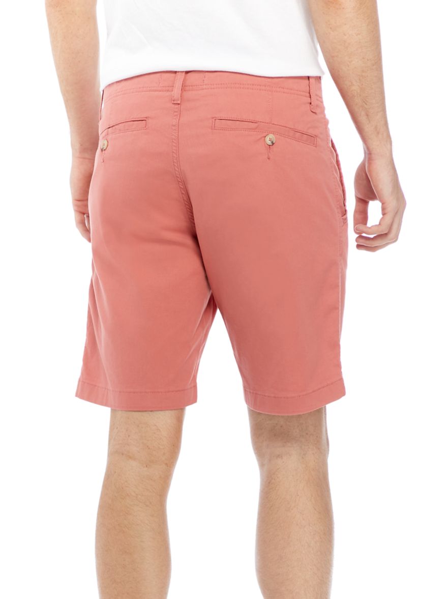 9 Inch Flat Front Shorts