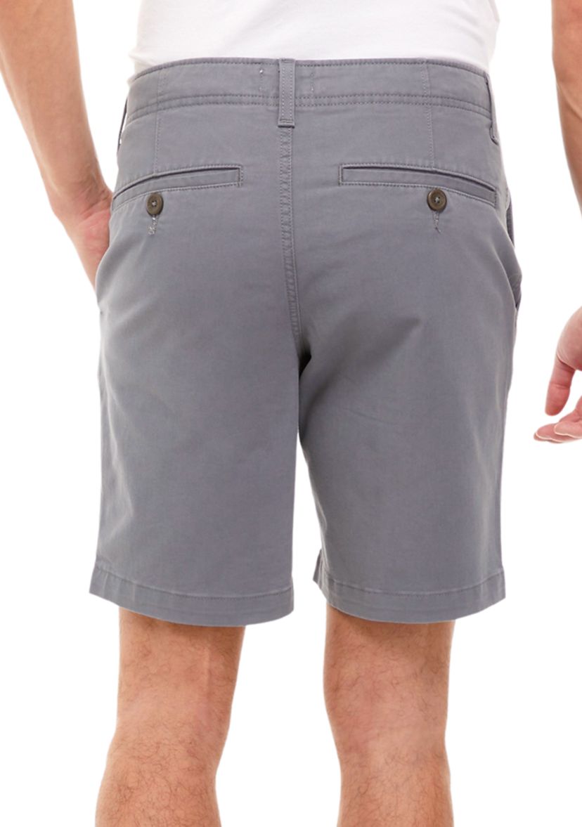 9" Stretch Twill Shorts