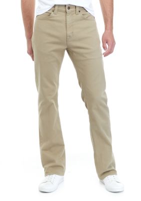 Khaki bootcut deals jeans mens