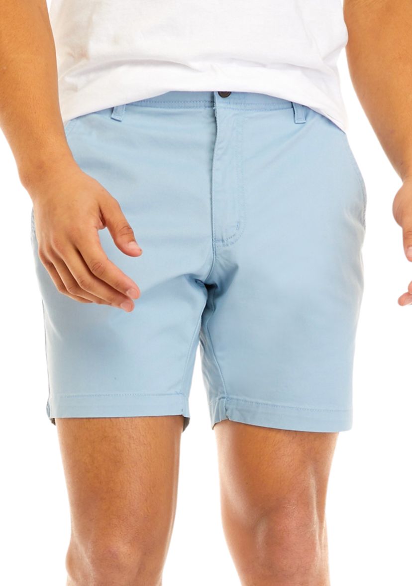 7" Flat Front Shorts