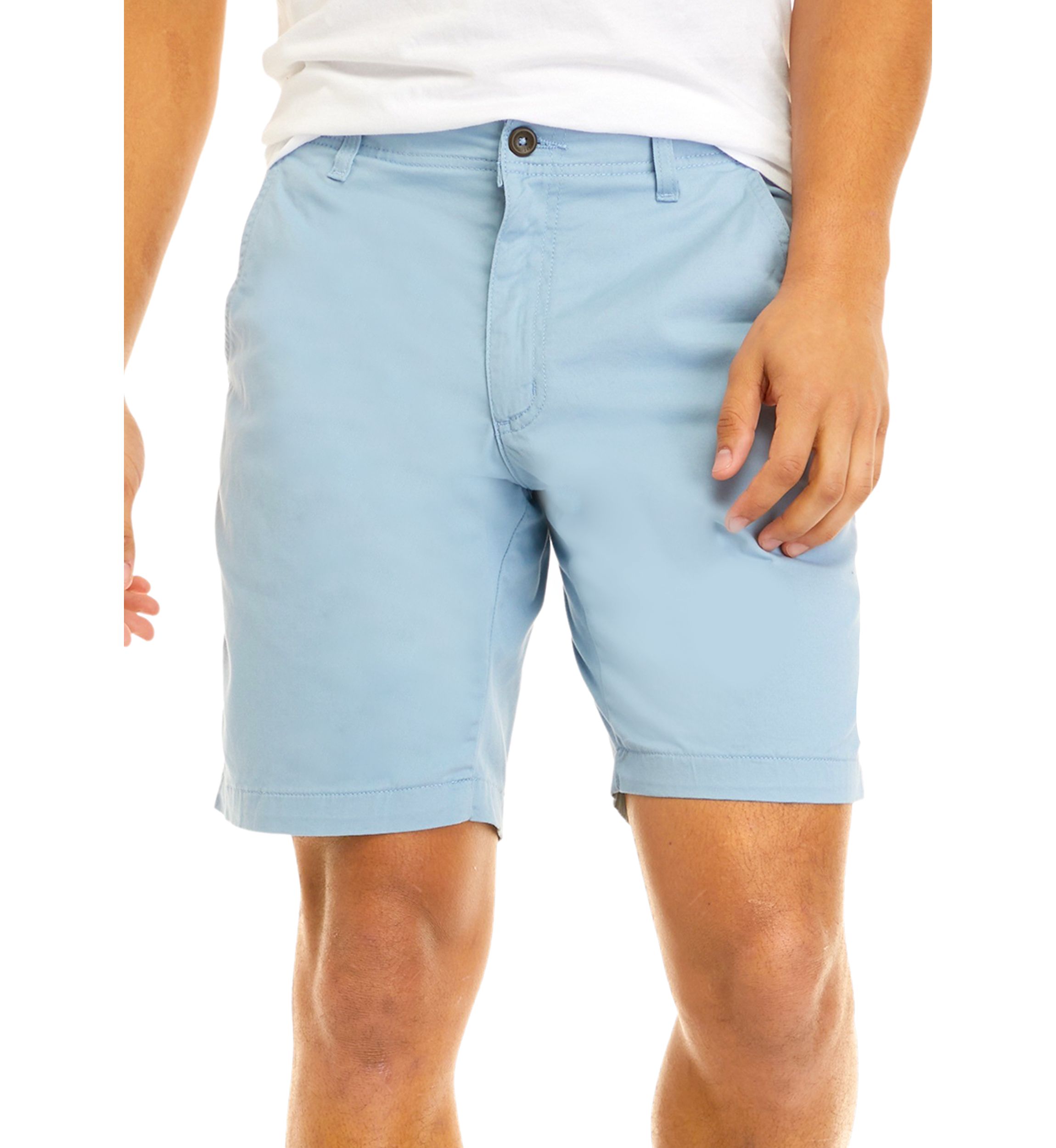 9" Flat Front Shorts