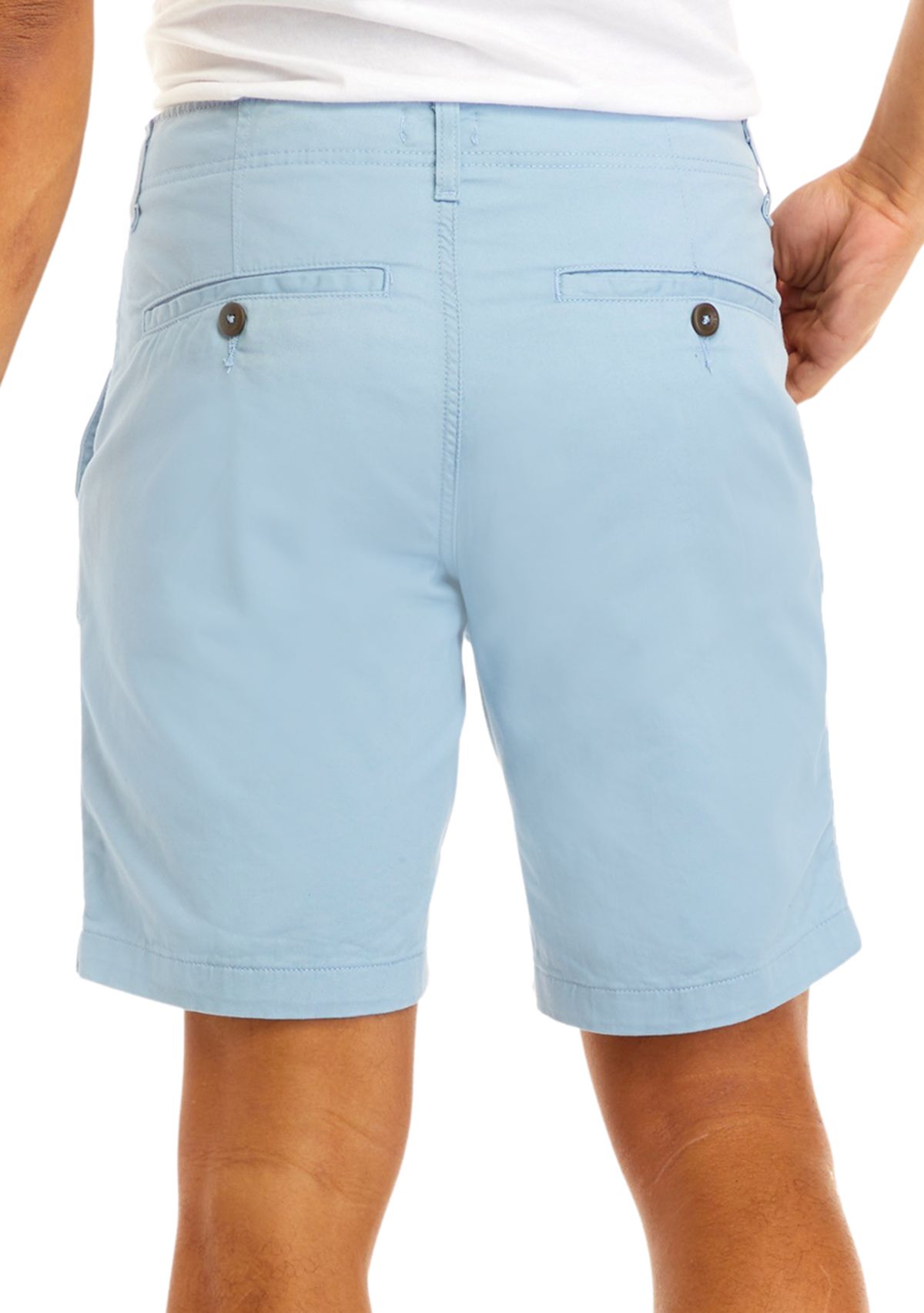9" Flat Front Shorts