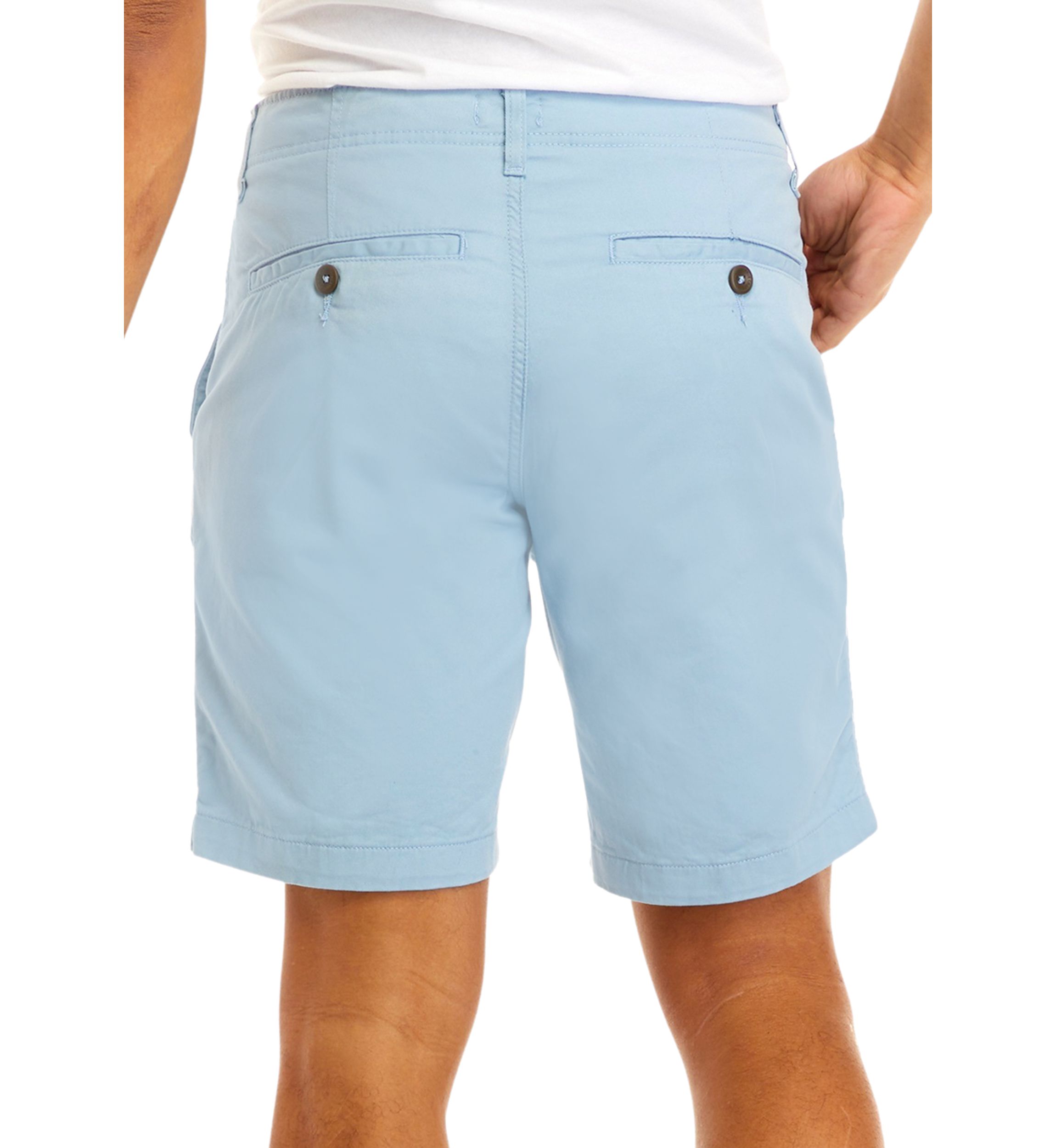 9" Flat Front Shorts