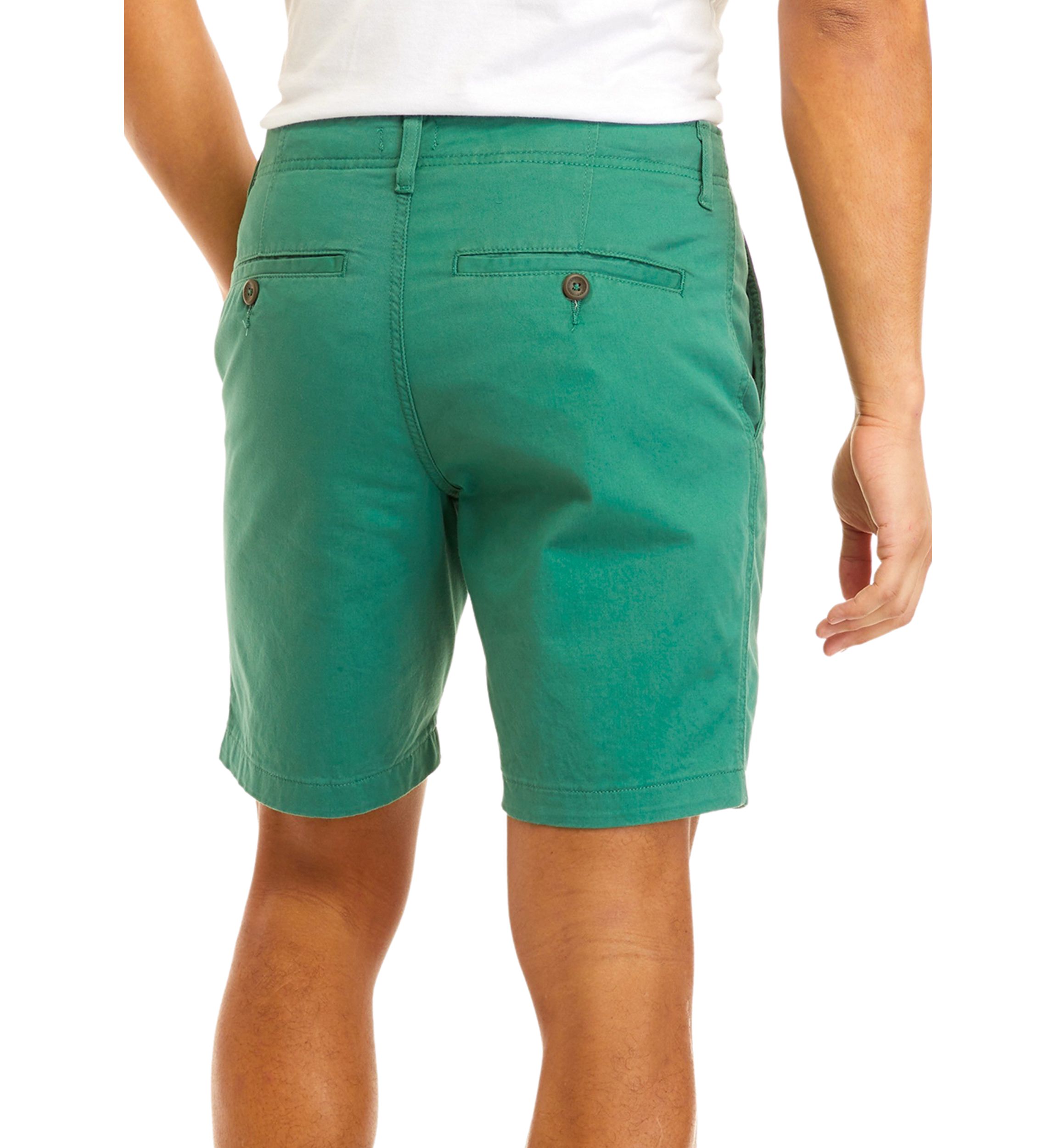 9" Flat Front Shorts