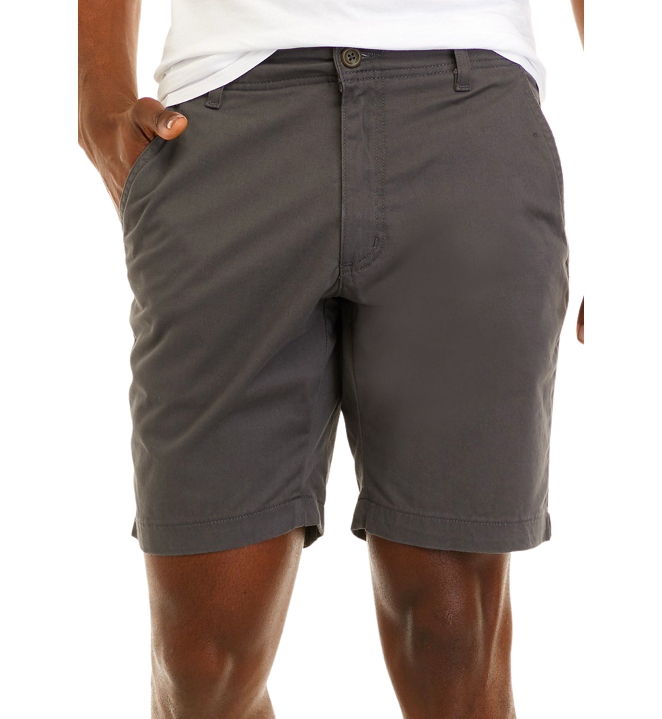 9" Flat Front Shorts