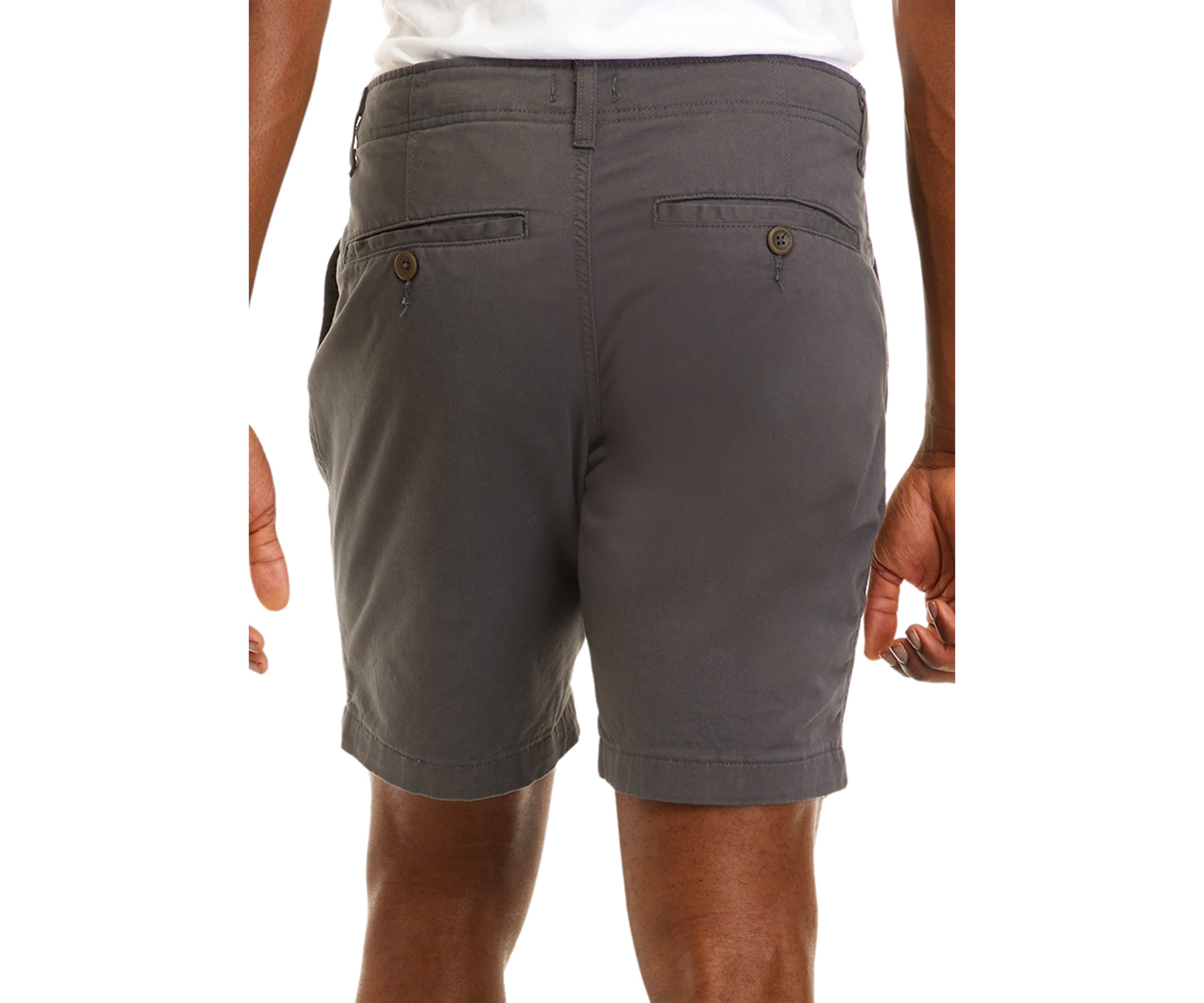 9" Flat Front Shorts