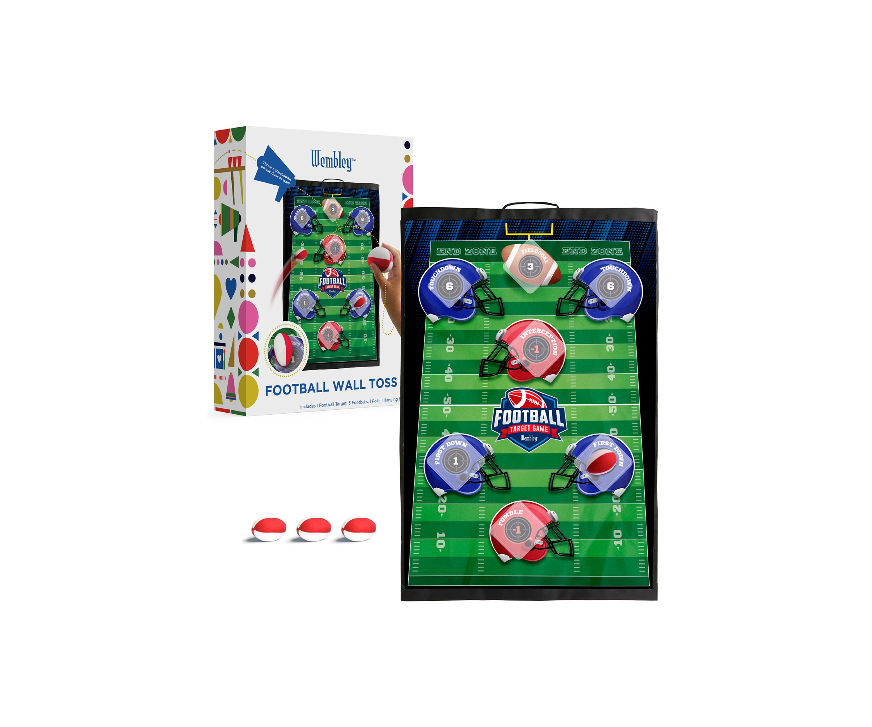 Football Wall Toss Game