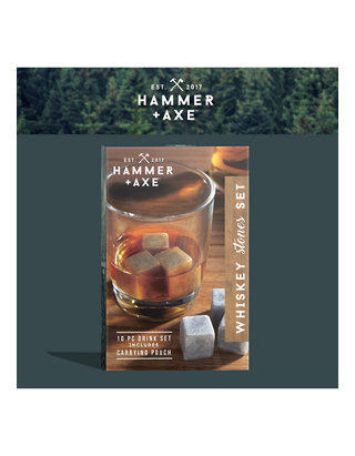 axe whiskey stones set 10 pc drink Hammer 