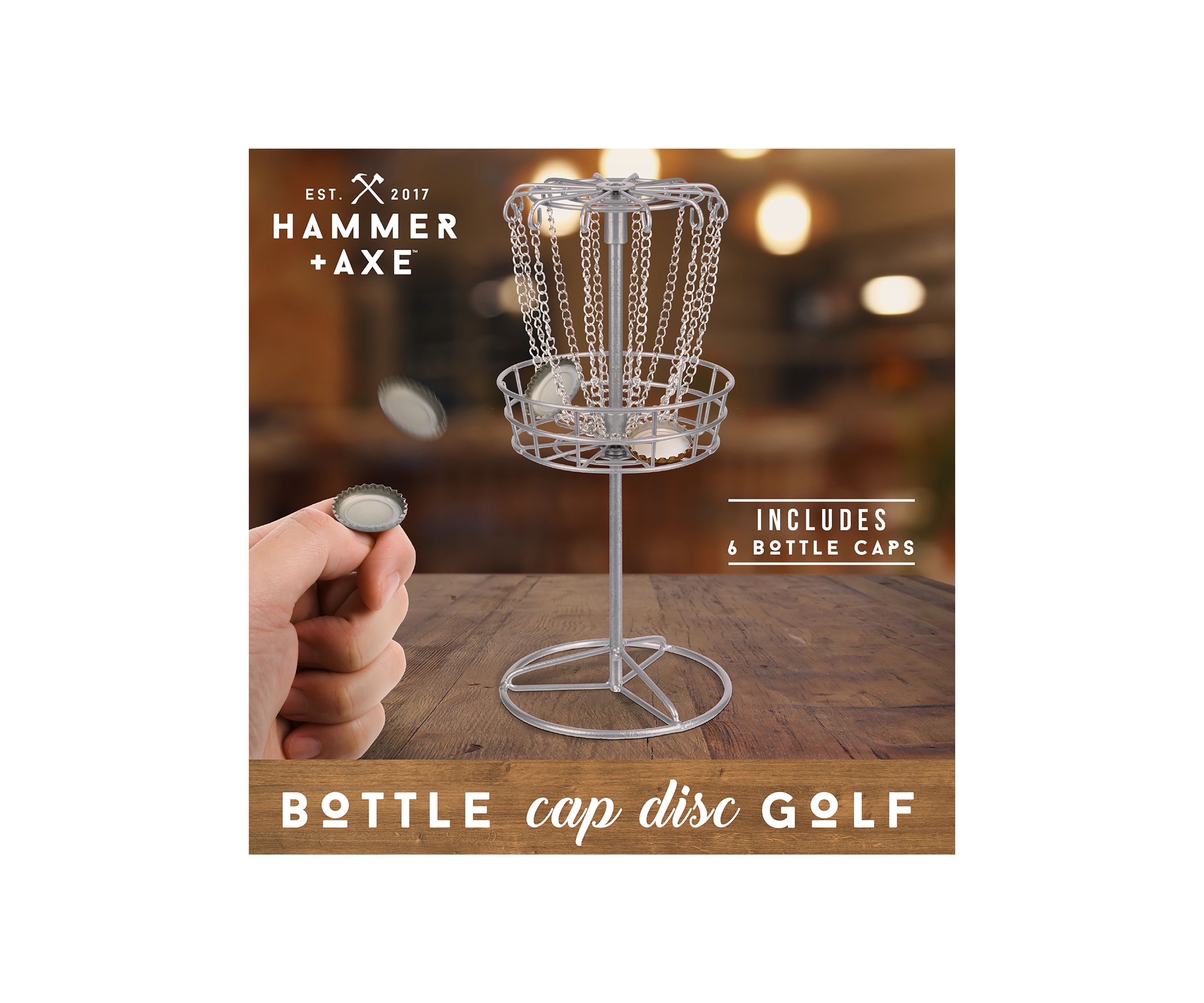 Game Bottle Cap Micro Disc Golf