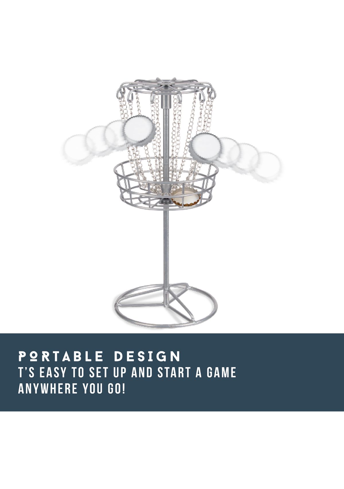 Game Bottle Cap Micro Disc Golf