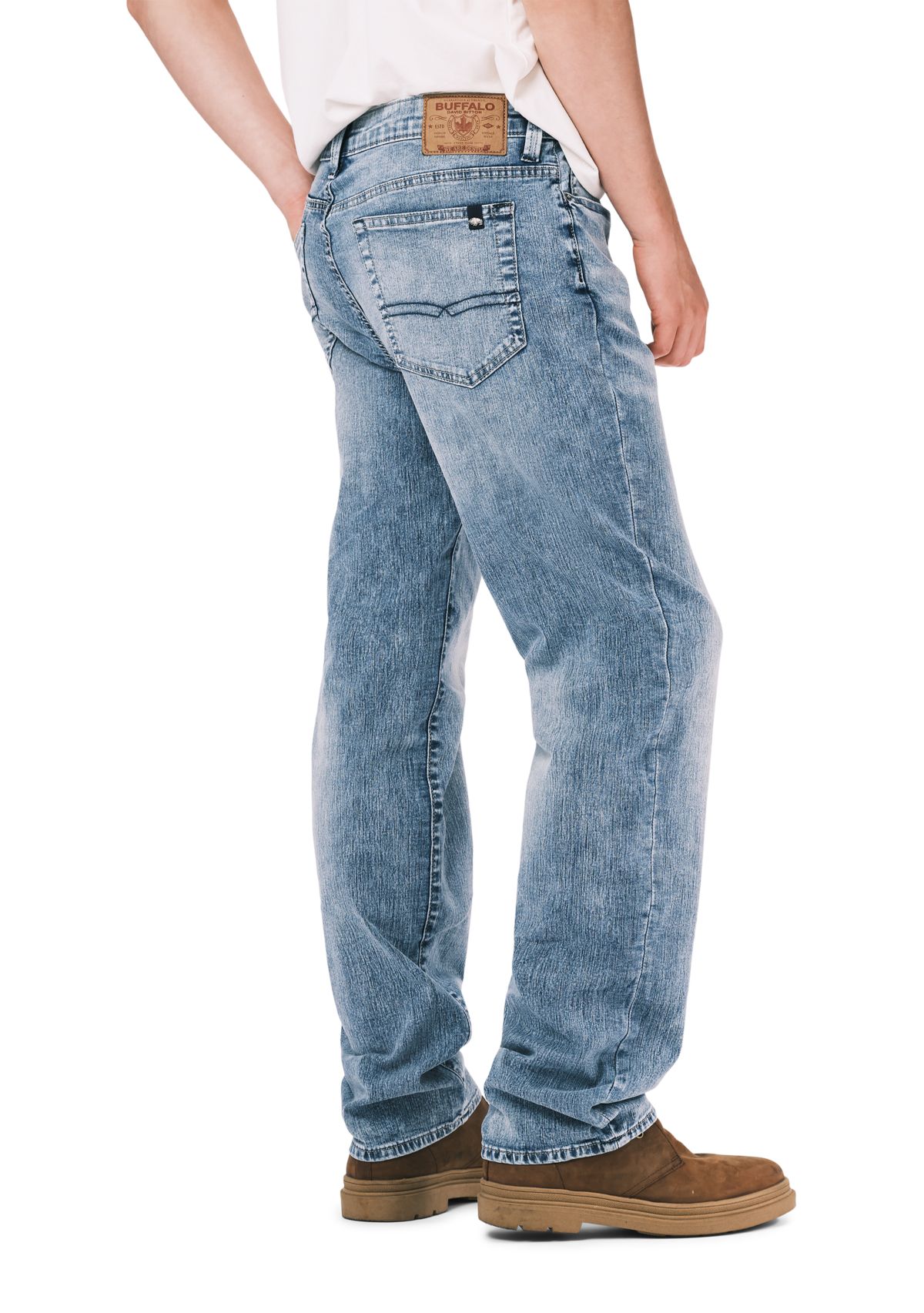 Relaxed Straight Driven Sandblasted Jeans
