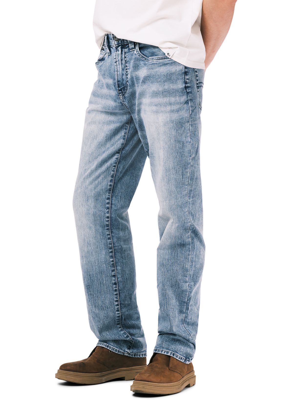 Relaxed Straight Driven Sandblasted Jeans