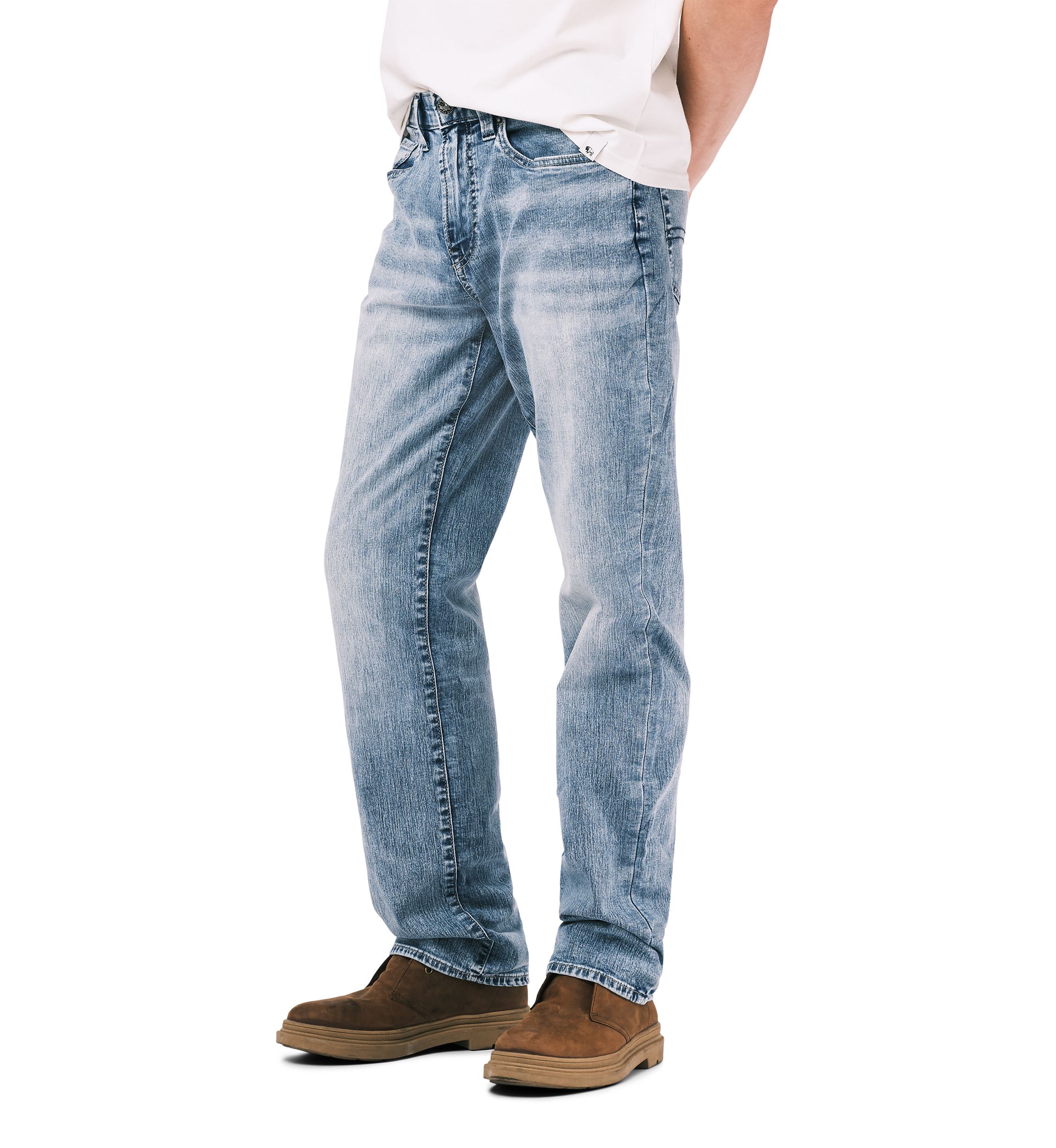 Relaxed Straight Driven Sandblasted Jeans