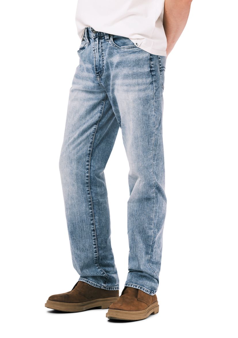 Relaxed Straight Driven Sandblasted Jeans