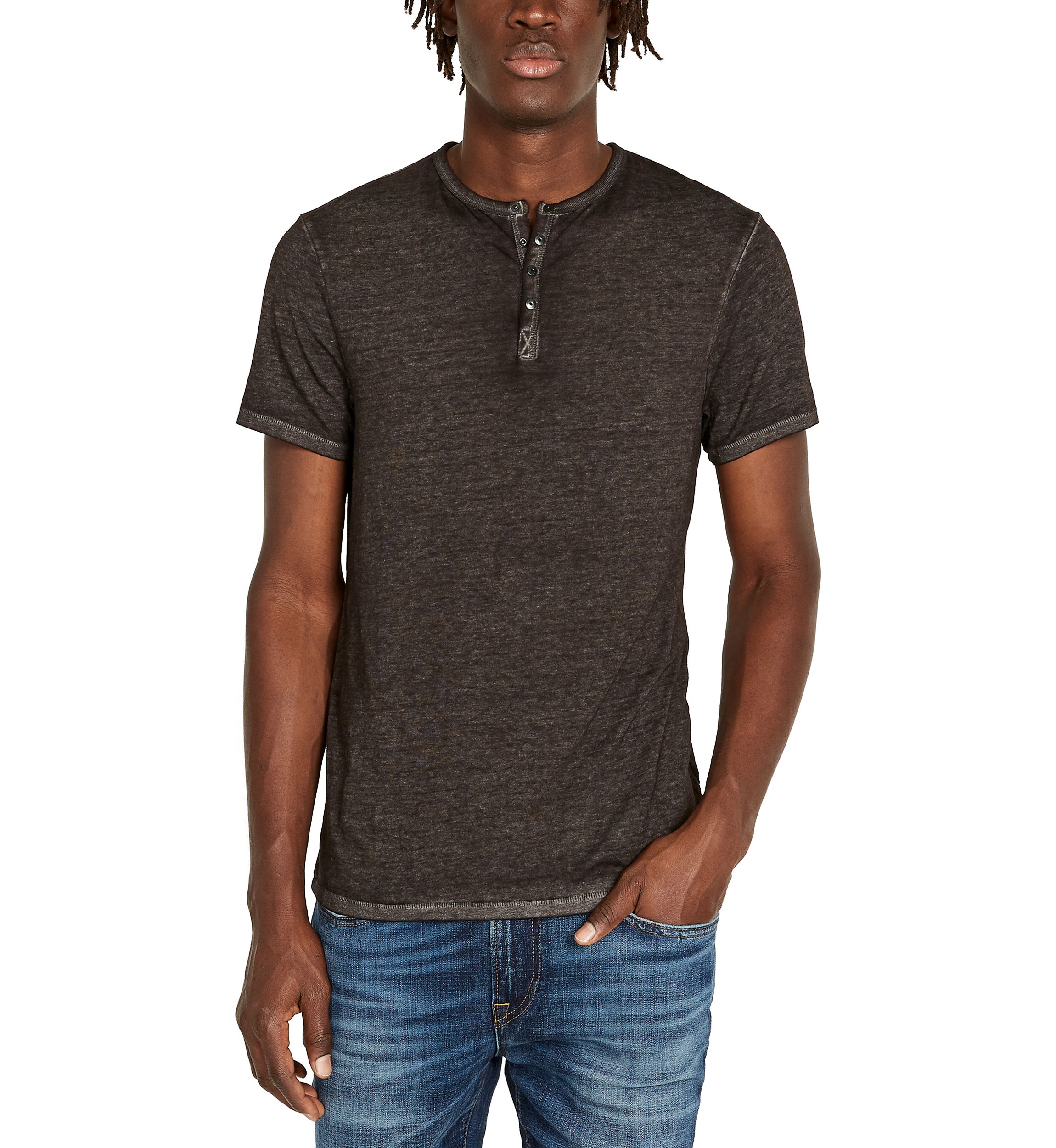 Mens Kasum Henley Neck Shirt