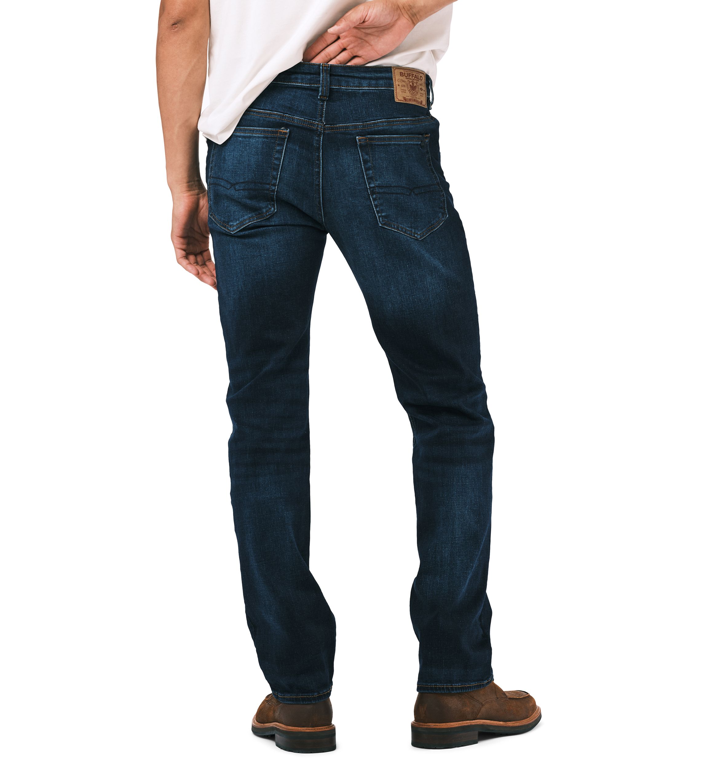 Straight Six Sanded Indigo Jeans