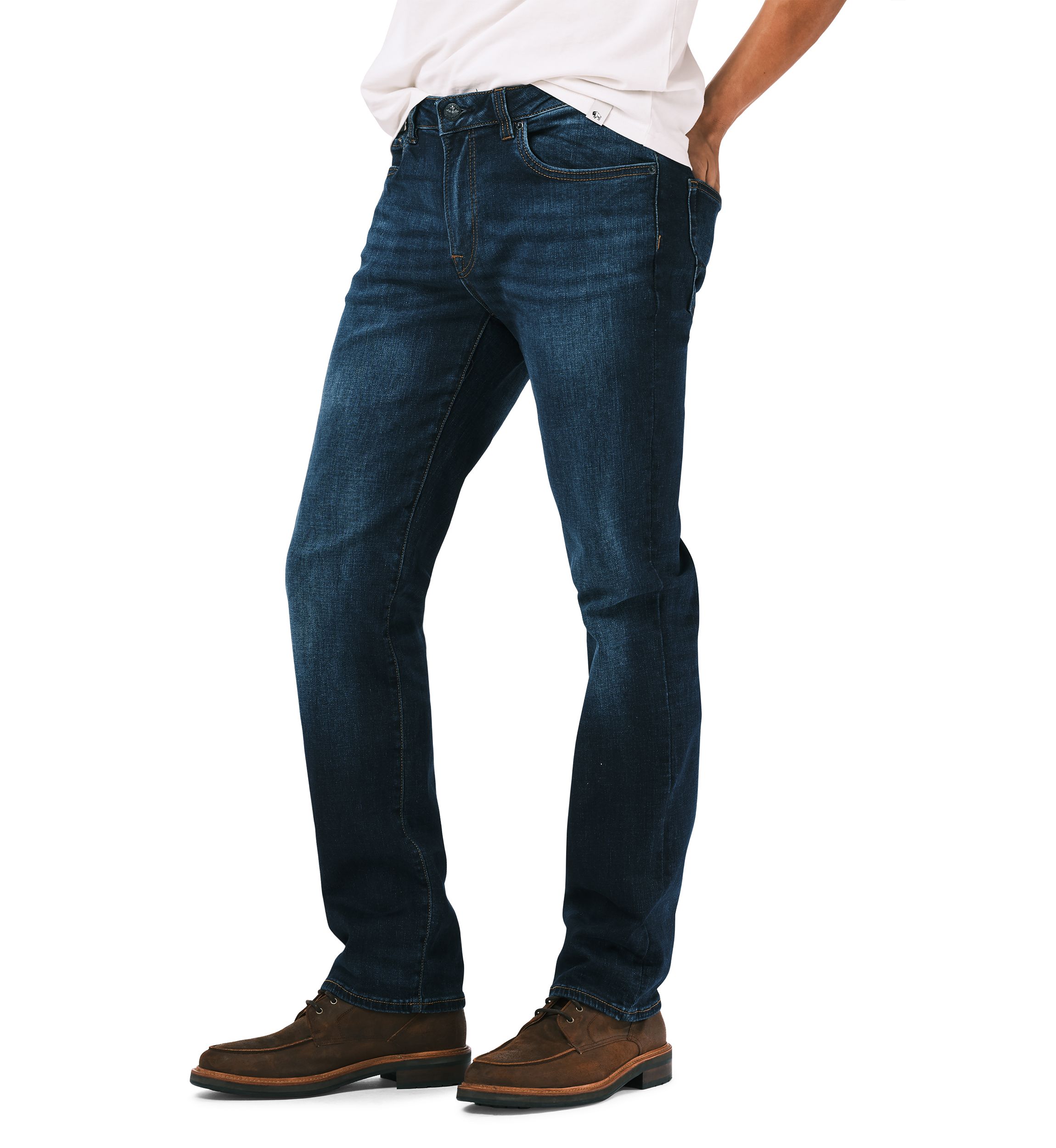 Straight Six Sanded Indigo Jeans