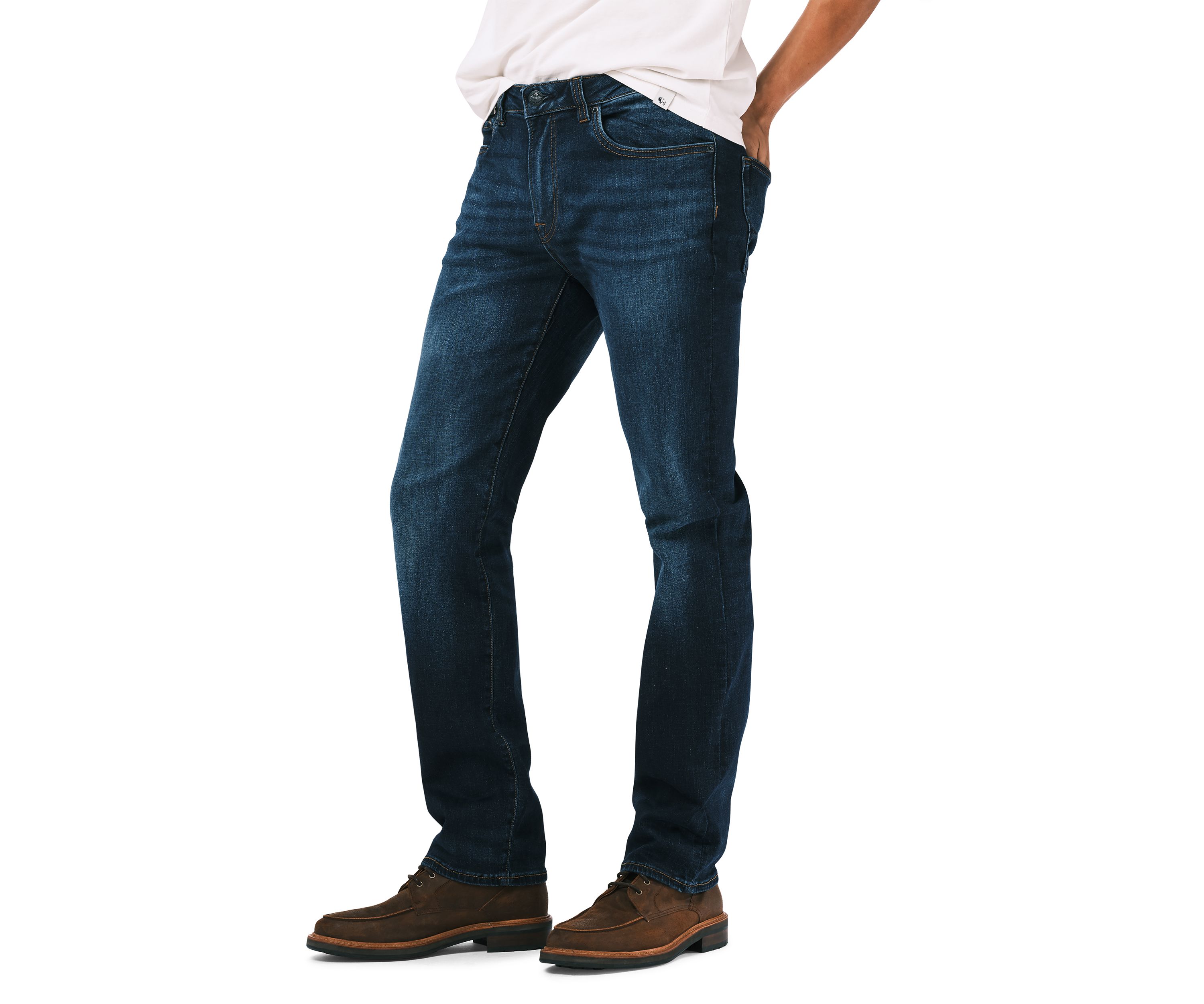 Straight Six Sanded Indigo Jeans