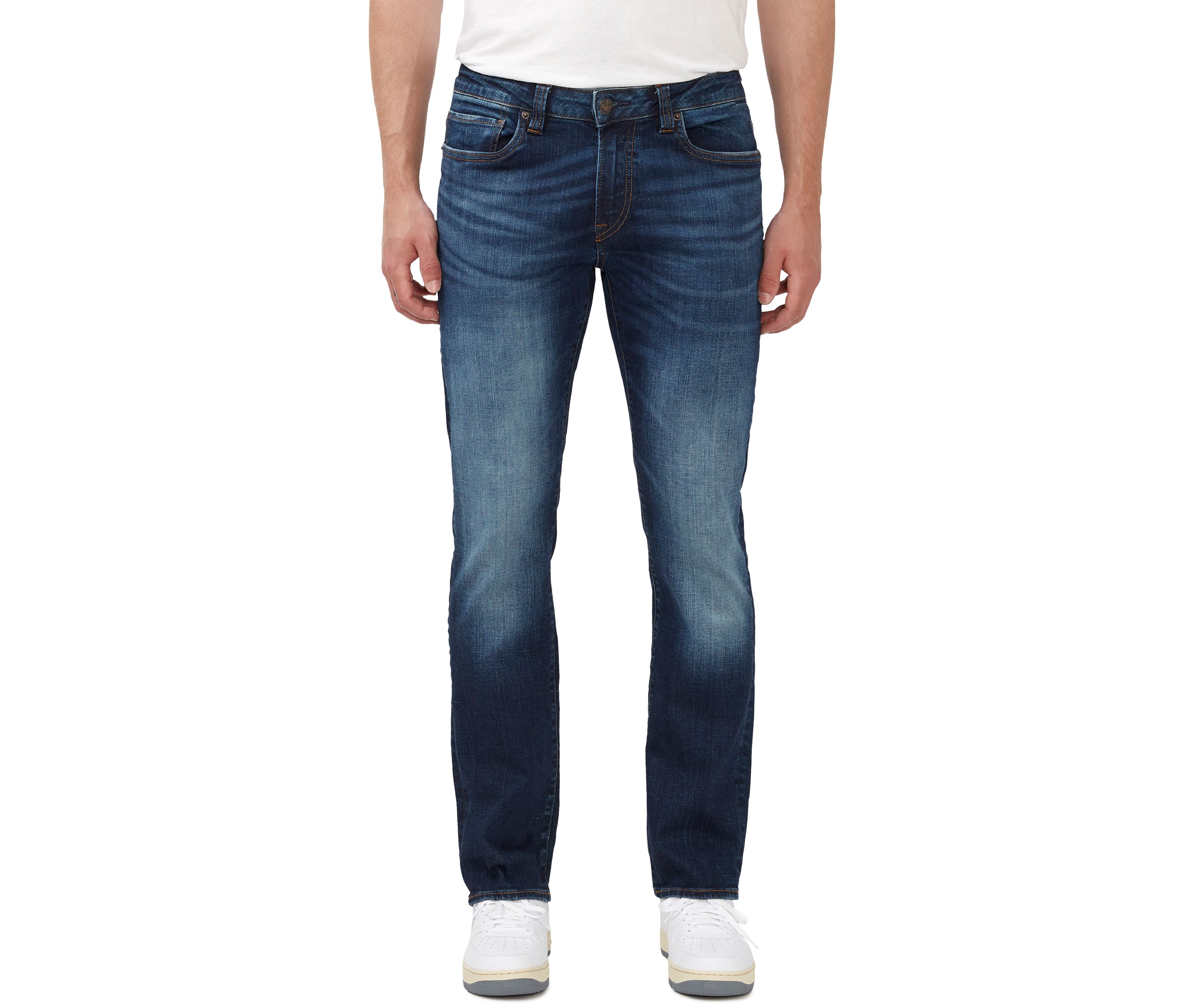 Buffalo David Bitton Men's Slim Ash Jeans Non Denim Sateen Pant, Aloe