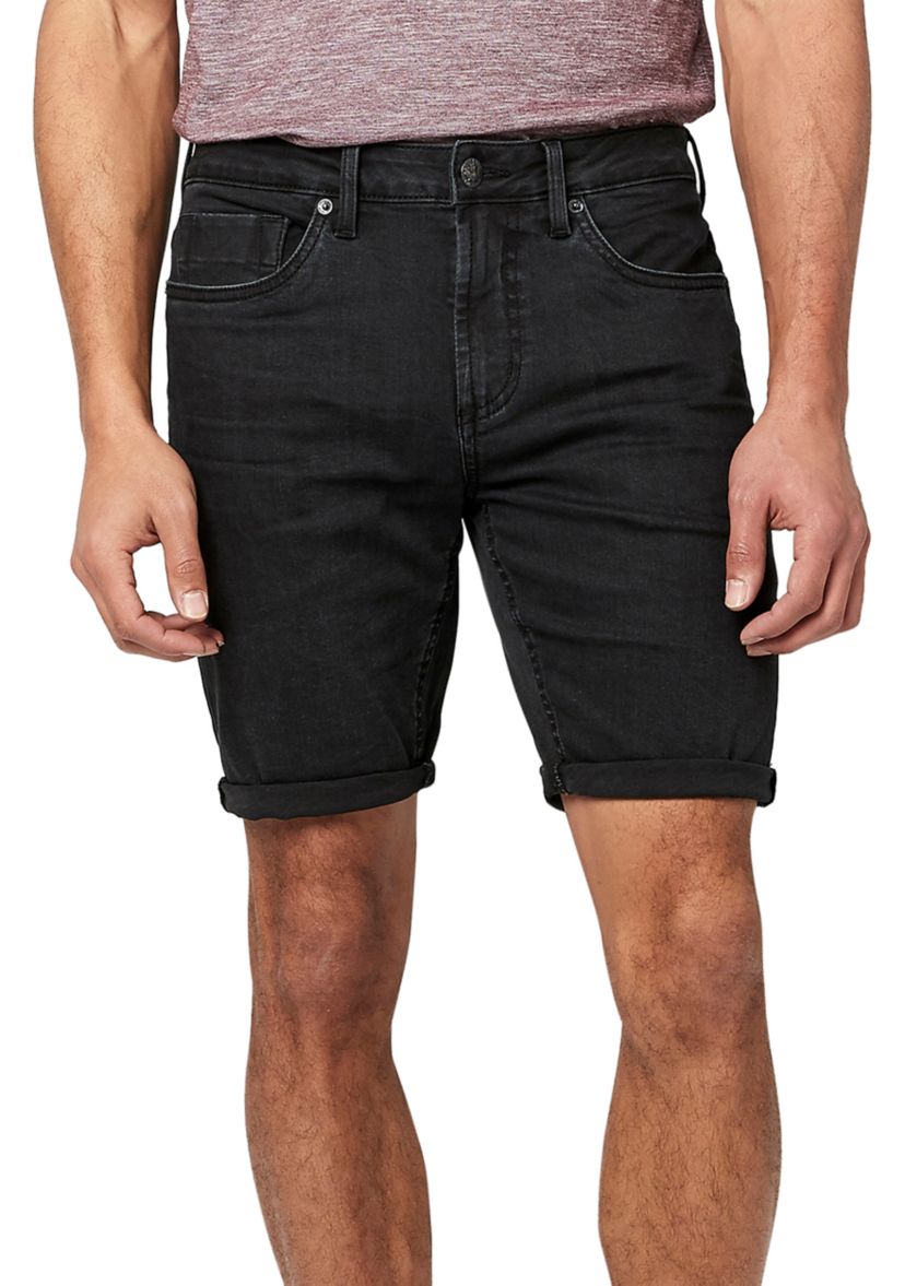 Black Vintage Slim Parker Shorts