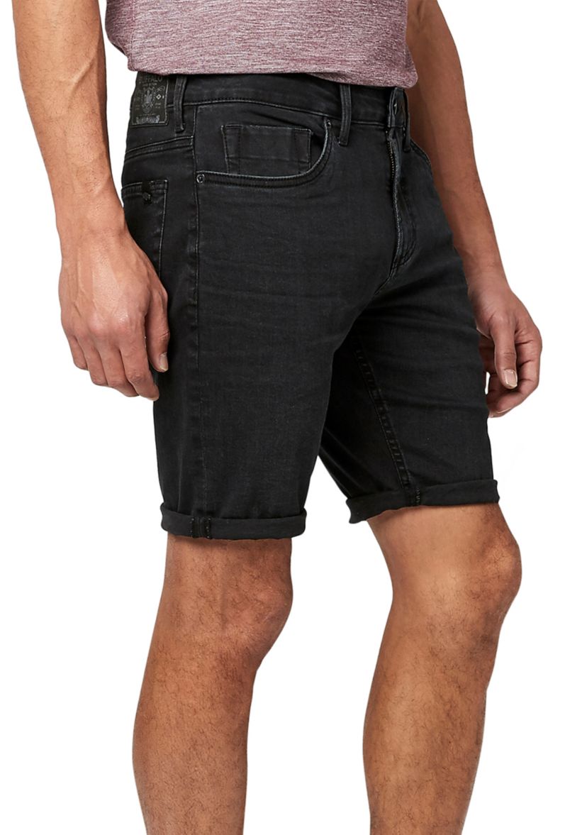 Black Vintage Slim Parker Shorts