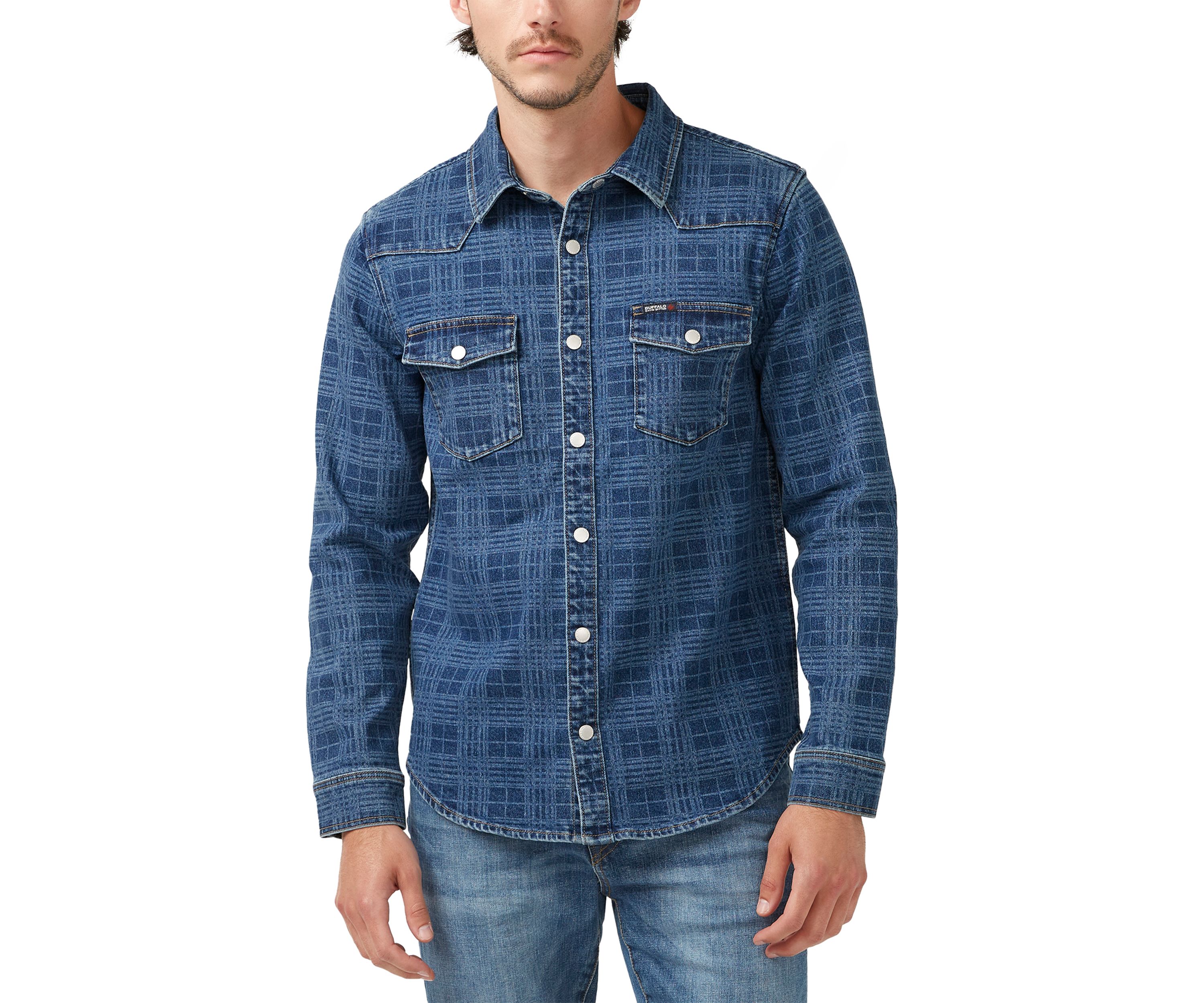 Shane Indigo Long Sleeve Shirt 