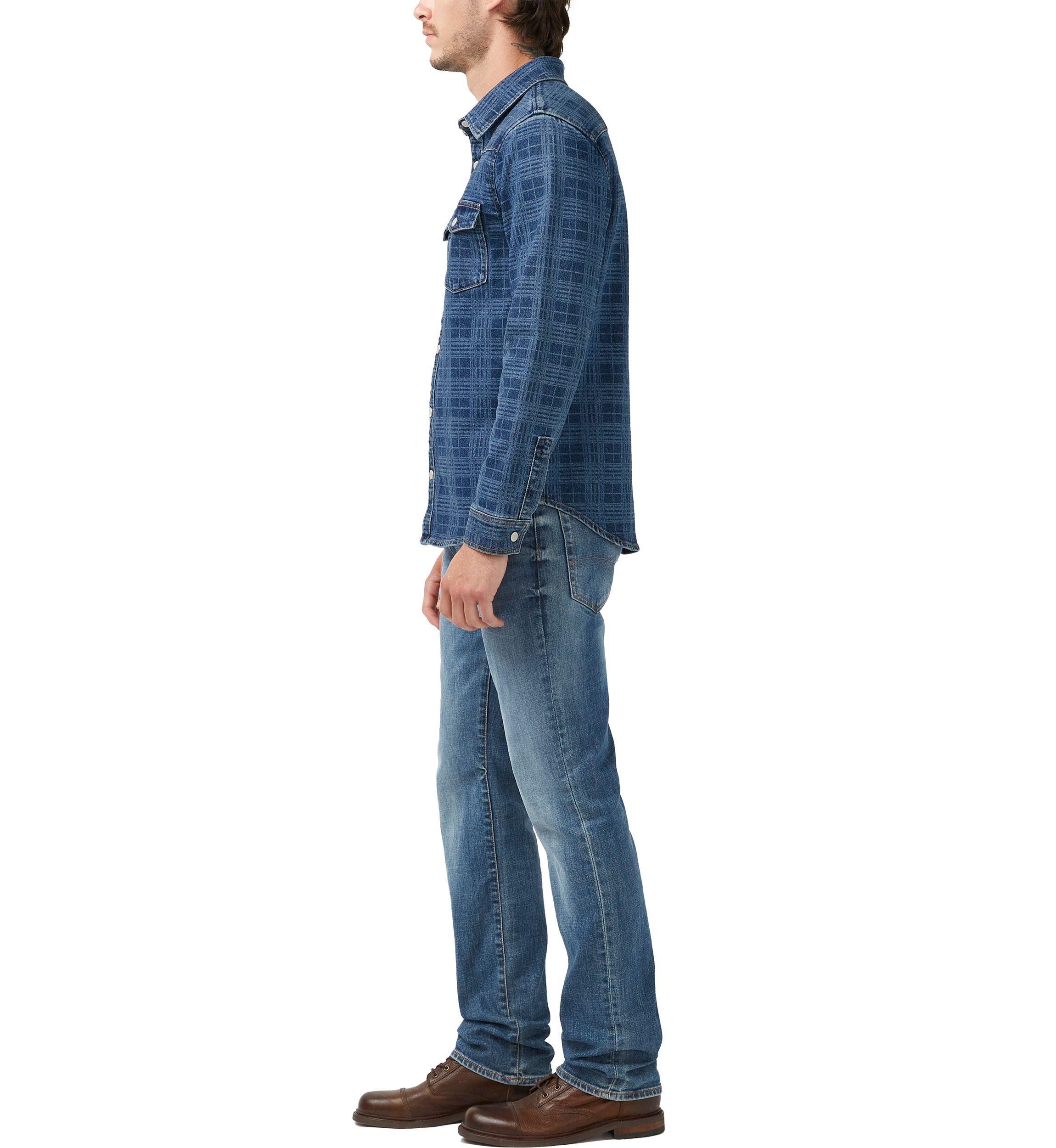 Shane Indigo Long Sleeve Shirt 